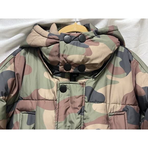 Hudson HDSN Mens Quilted Hooded Storm Parka Puffer Coat Size 2XL Camo $438 MSRP - Picture 5 of 16